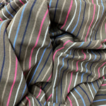 Cotton Jersey Stripe · brown/pink