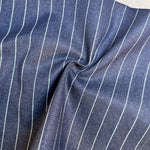 Denim Stripe · thick, blue/white