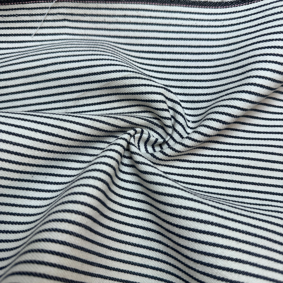 Denim Stripe · navy/white