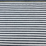 Denim Stripe · faded black/white