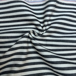 Denim Stripe · black/white