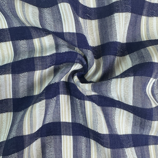 Tencel Woven · bold plaid