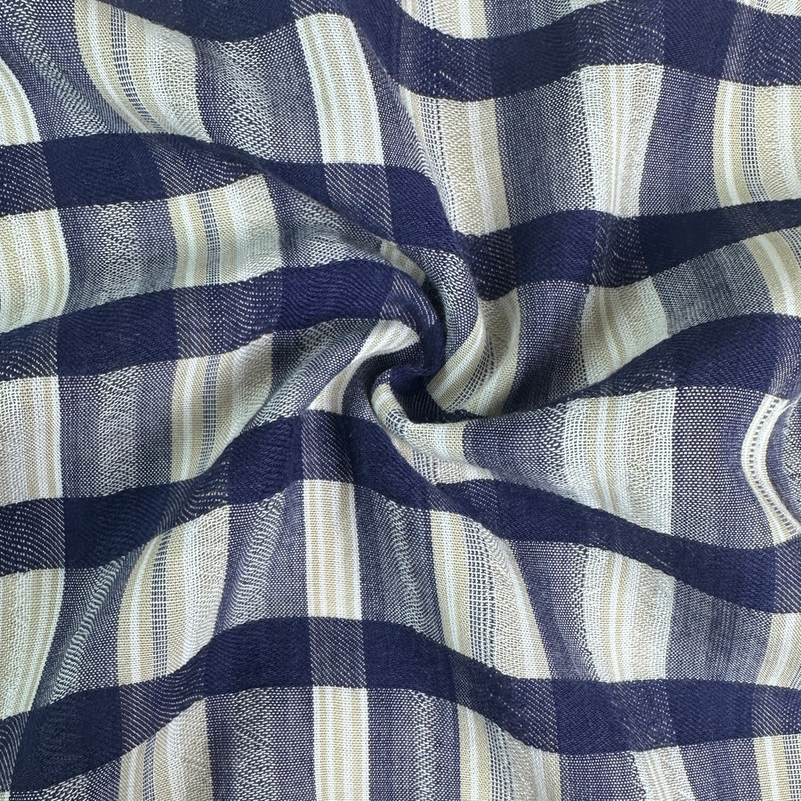 Tencel Woven · bold plaid