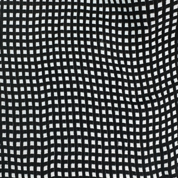 Jacquard Woven · black/white checkered