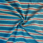 Cotton Jersey Stripe · navy/yellow