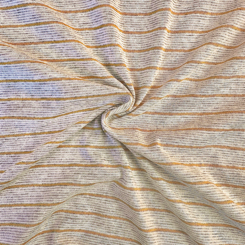 Cotton Jersey Stripe · beige/yellow