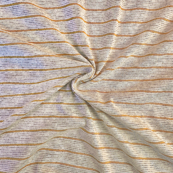 Cotton Jersey Stripe · beige/yellow