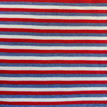Cotton Jersey Stripe · red/blue