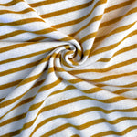 Cotton Jersey Stripe · yellow/white