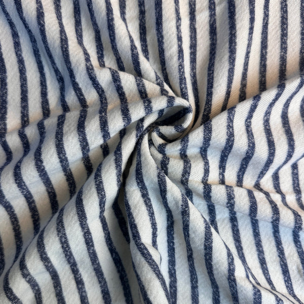 French Terry Stripe · blue/white