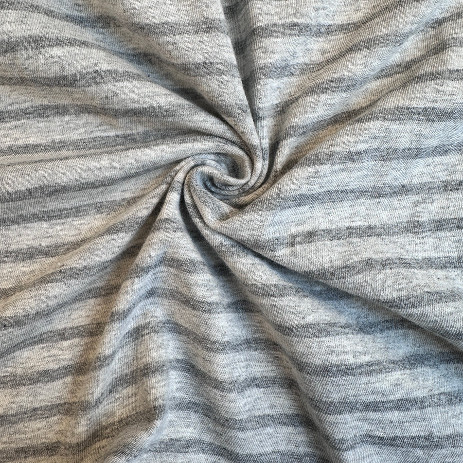 Cotton Jersey Stripe · gray/dark gray