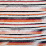 Cotton Jersey Stripe · orange/red