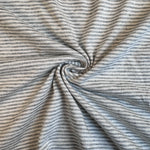 Cotton Jersey Stripe · gray/white