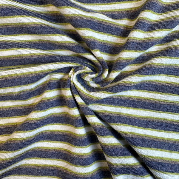 Cotton Jersey Stripe · blue/green