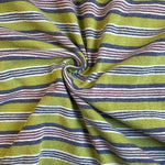 Cotton Jersey Stripe · green/purple
