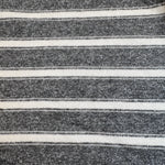 Cotton French Terry Stripe · gray/white