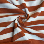 Linen Stripe · orange/brown