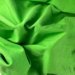 Lime Green Cotton Jersey Spandex 10 oz Medium Weight Eco-Friendly Sustainable Fabric By the Yard - View 2