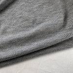 Cotton Brushed Thermal Fabric – Navy Blue 9 oz | Soft Waffle Knit 5% Spandex by the Yard - View 4