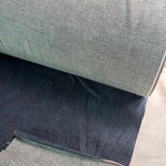 Selvedge Japanese Navy Dark Blue Denim | Woven Fabric by the Yard | Blue 460 GSM/13 oz Denim | Textured Indigo for Jeans, Jackets & Shirts - View 3