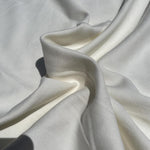 Tencel Lyocell Heavy Bull Denim Off - White – 11 oz Eco-Friendly Woven Fabric by the Yard | Soft, Durable, Sustainable - View 2