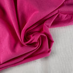 Magenta Cotton Jersey Spandex 10 oz Medium Weight Eco-Friendly Sustainable Fabric By the Yard - View 3
