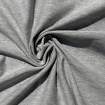 100% Cotton Jersey Heather Gray Knit Medium-Heavy Weight Eco-Friendly Fabric By The Yard 60″ - View 3