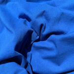100% Cotton Jersey Royal Blue Knit Medium-Heavy Weight Eco-Friendly Fabric By The Yard 60″ - View 2