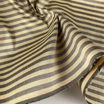100% Silk Lightweight Striped Silk Fabric by the Yard - Luxury Material for Sewing, Dressmaking, and Crafts - View 2