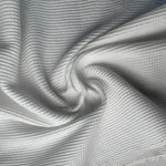 Cotton Baby Thermal Fabric – White 9 oz | Soft Waffle Knit 5% Spandex by the Yard - View 3