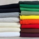 Heavy Cotton French Terry Knit With Matching Jersey and Rib | 450 GSM/22 Oz French Terry Heavy Sweatshirt Fabric By The Yard - View 7