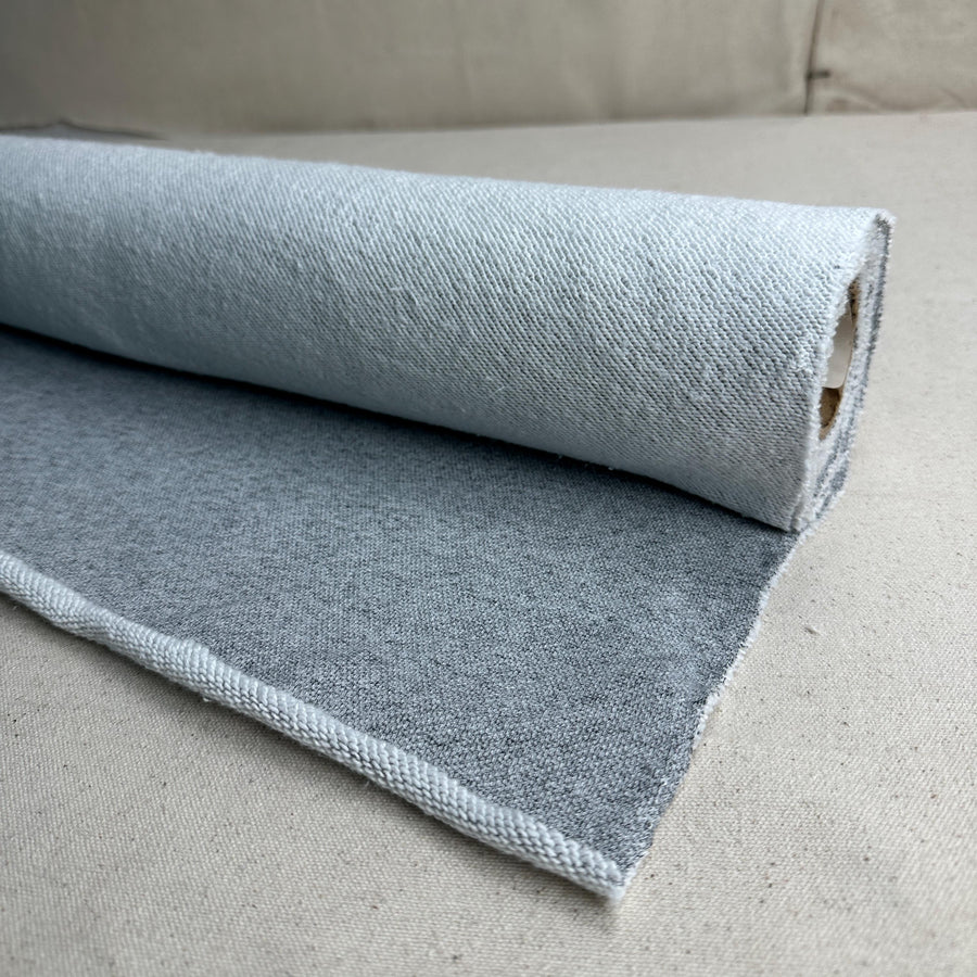 Heavy Cotton French Terry Oxford Heather Gray | 450 GSM/22 Oz French Terry Heavy Sweatshirt Fabric By The Yard