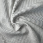 Cotton Baby Thermal Fabric – White 9 oz | Soft Waffle Knit 5% Spandex by the Yard