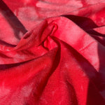 Bamboo Apple Red Cloud Tie Dye Splash Spandex Jersey Knit 60″ Eco-Friendly Fabric By The Yard Good For Face Mask - View 2