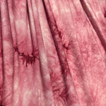 Bamboo Spandex Jersey Knit Burgundy Red & White Cloud Tie Dye Splash 60″ Eco-Friendly Sustainable Fabric By The Yard - View 2