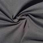 100% Cotton Jersey Charcoal Gray Knit Medium-Heavy Weight Eco-Friendly Fabric By The Yard 60″ - View 2
