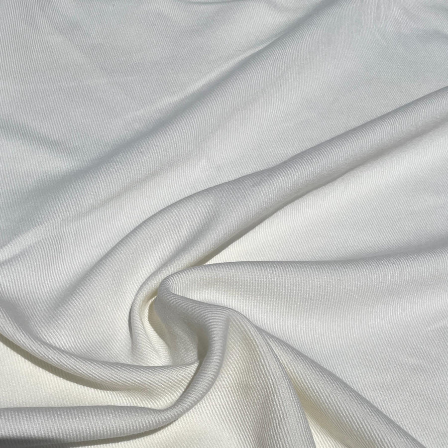 Tencel Lyocell Heavy Bull Denim Off - White – 11 oz Eco-Friendly Woven Fabric by the Yard | Soft, Durable, Sustainable