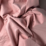 Light Pink Cotton Jersey Spandex 10 oz Medium Weight Eco-Friendly Sustainable Fabric By the Yard - View 2