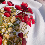 100% Cupro Georgette Japanese Lightweight Earthy flower Silk-like Fabric by the Yard - Luxury Material for Sewing, Dressmaking, and Crafts - View 2