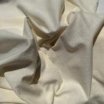 100% Cotton Jersey Cream Knit Medium-Heavy Weight Eco-Friendly Fabric By The Yard 60″ - View 2