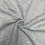 Cotton Fleece With Matching Rib Medium Weight | 400 GSM/ 12 OZ Knit Sweatshirt Fabric By The Yard - View 3