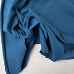 CornFlower Blue Cotton Jersey Spandex 10 oz Medium Weight Eco-Friendly Sustainable Fabric By the Yard - View 2