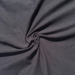 100% Cotton Jersey Black Knit Medium-Heavy Weight Eco-Friendly Fabric By The Yard 60″ - View 3