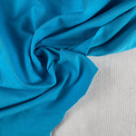 Sky Blue Cotton Jersey Spandex 10 oz Medium Weight Eco-Friendly Sustainable Fabric By the Yard - View 2