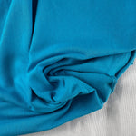 Sky Blue Cotton Jersey Spandex 10 oz Medium Weight Eco-Friendly Sustainable Fabric By the Yard - View 4