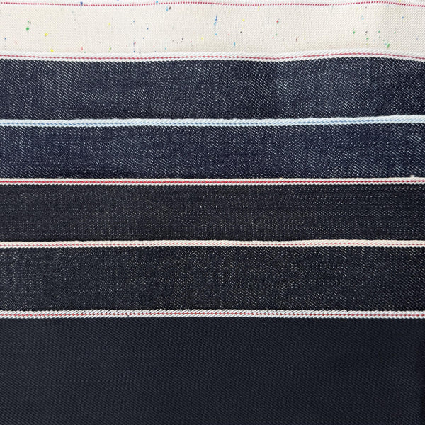 *NEW* Selvedge Denims 14oz Slubby + Neppy + Double Black