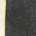 Indigo nep denim close-up with yellow selvedge