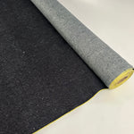 Indigo nep selvedge denim, face and back