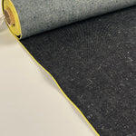 Indigo nep selvedge denim roll with yellow ID
