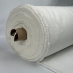 Roll of 3-end cotton French terry, PFD natural white, loop back